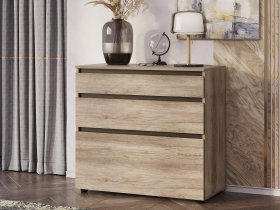Комод КМ-01 Энигма (венге/дуб каньон) в Ачинске - achinsk.mebel-nsk.ru | фото