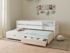 Кровать двухуровневая с ящиками «Лапландия» в Ачинске - achinsk.mebel-nsk.ru | фото