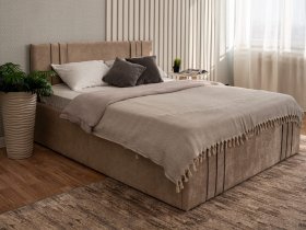 Кровать двуспальная 1,4м с подъем. мех. Леванте в Ачинске - achinsk.mebel-nsk.ru | фото
