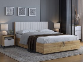 Кровать двуспальная 1,6м Юлия в Ачинске - achinsk.mebel-nsk.ru | фото
