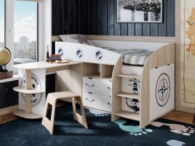 Кровать комбинированная «Немо» в Ачинске - achinsk.mebel-nsk.ru | фото