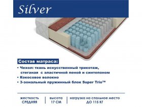 Матрас Silver (Сильвер) в Ачинске - achinsk.mebel-nsk.ru | фото