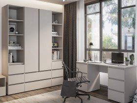 Модульная детская Люмо (кашемир) в Ачинске - achinsk.mebel-nsk.ru | фото