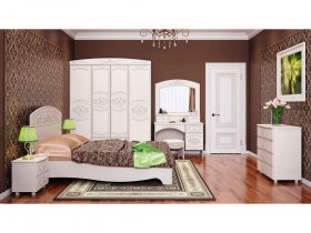 Модульная спальня Каролина в Ачинске - achinsk.mebel-nsk.ru | фото